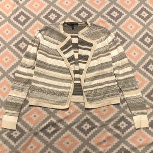 White House Black Market Knit Cardigan Size Large